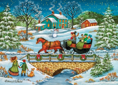 Over the River 1000 Piece Jigsaw Puzzle Perspective: top