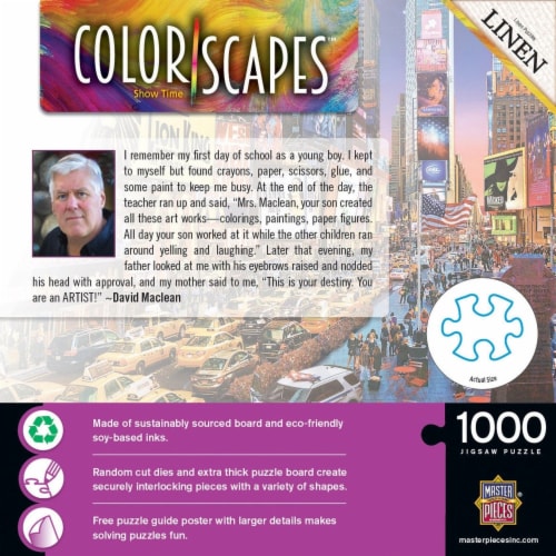 MasterPieces® ColorScapes™ Show Time Jigsaw Puzzle Perspective: top