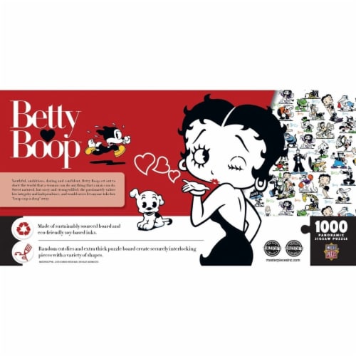 MasterPieces 1000 Piece Panoramic Puzzle - Betty Boop Perspective: top