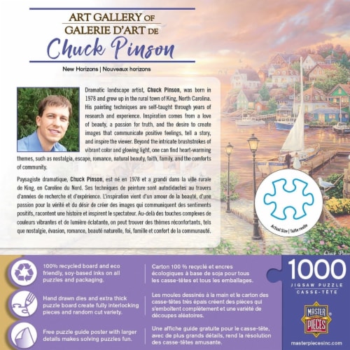 MasterPieces® Art Gallery of Chuck Pinson New Horizons Puzzle Perspective: top