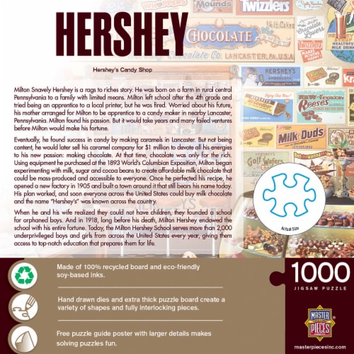 MasterPieces® Hershey's Candy Shop Puzzle Perspective: top