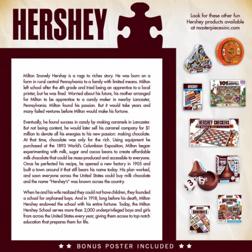 MasterPieces® Hershey's Chocolate Factory Jigsaw Puzzle Perspective: top