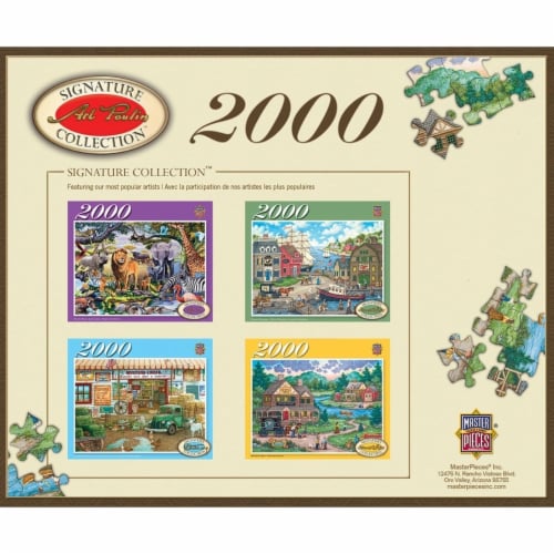 MasterPieces® Art Poulin Signature Collection Ocean Park Jigsaw Puzzle Perspective: top