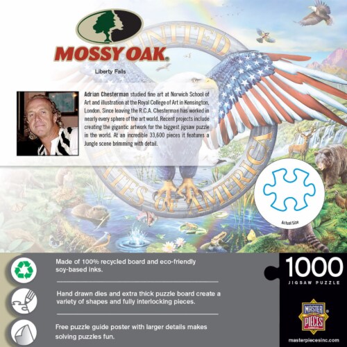 MasterPieces® Mossy Oak® Liberty Falls Jigsaw Puzzle Perspective: top