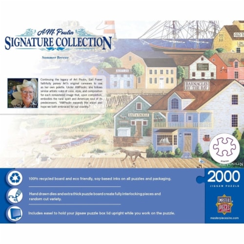 MasterPieces® A.M Poulin Signature Collection Summer Breeze Jigsaw Puzzle Perspective: top