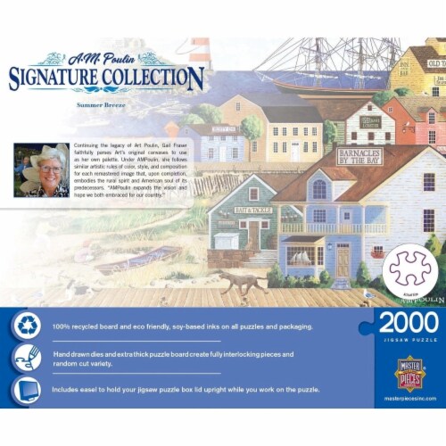 MasterPieces® A.M Poulin Signature Collection Summer Breeze Jigsaw Puzzle Perspective: top