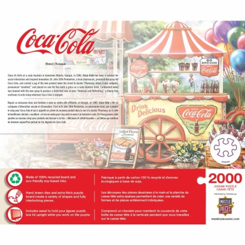 MasterPieces® Coca-Cola® Stand Puzzle Perspective: top