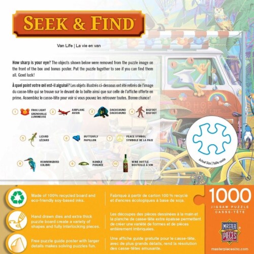 MasterPieces® Seek & Find™ Van Life Puzzle Perspective: top