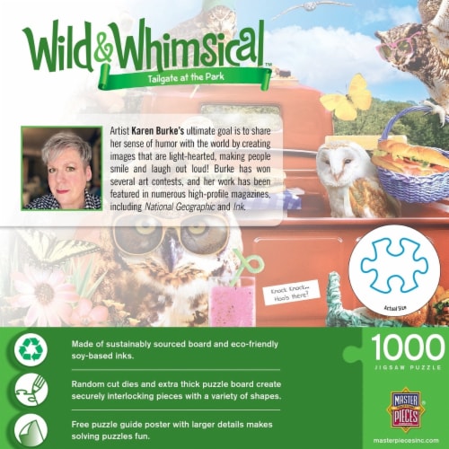 MasterPieces® Wild & Whimsical™ Tailgate at the Park Jigsaw Puzzle Perspective: top