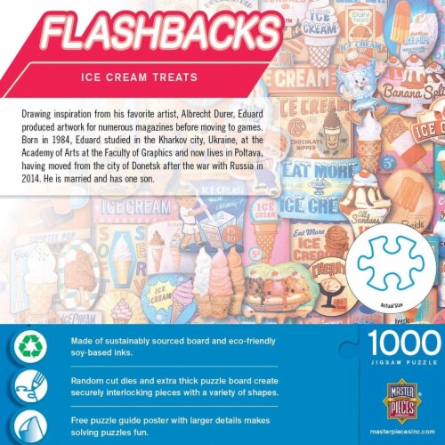 MasterPieces® Flashbacks™ Ice Cream Treats Jigsaw Puzzle Perspective: top