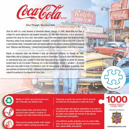 MasterPieces Coca-Cola® Drive Through Jigsaw Puzzle Perspective: top
