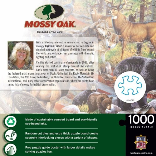MasterPieces® Mossy Oak® This Land Is Your Land Jigsaw Puzzle Perspective: top