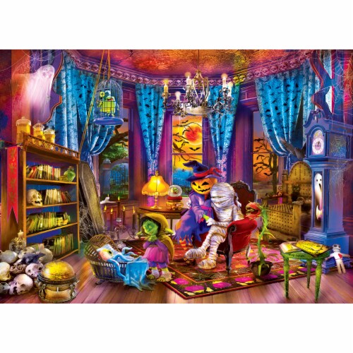 MasterPieces® Seek & Find™ Halloween Surprise Jigsaw Puzzle Perspective: top