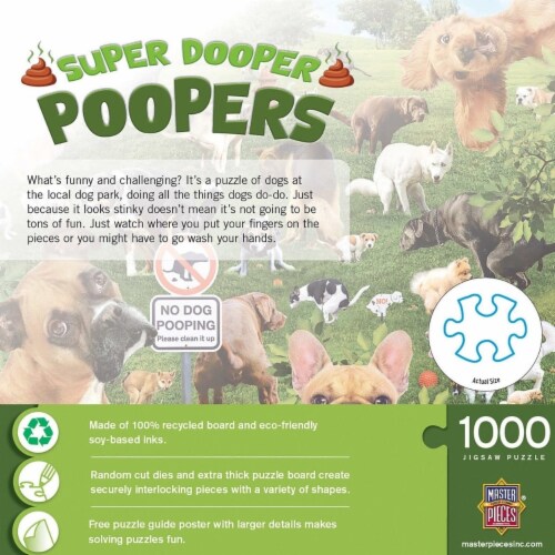 Masterpieces Super Dooper Poopers 1000 Piece Jigsaw Puzzle, 1 unit - Kroger