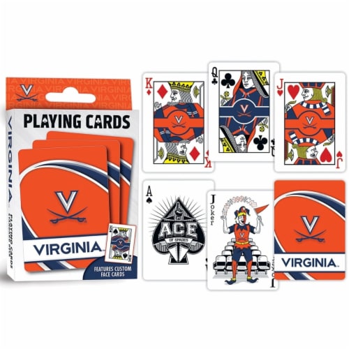 MasterPieces NCAA Virginia Playing Cards Perspective: top