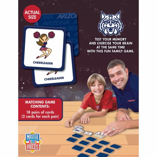 MasterPieces NCAA Arizona Matching Game Perspective: top