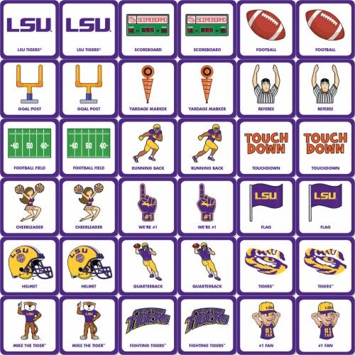 Classic Impressions LSU® Matching Game Perspective: top