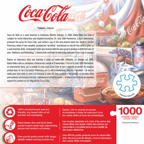 MasterPieces Coca-Cola Tailgate Puzzle Perspective: top