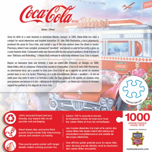 MasterPieces® Coca-Cola® Diner Puzzle Perspective: top