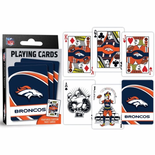 Classic Impressions Denver Broncos Playing Cards Perspective: top