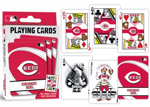 Master Pieces® Cincinnati Reds Playing Cards Perspective: top