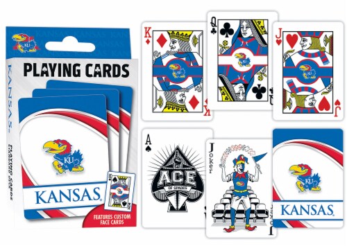 Masterpieces NCAA Kansas® Playing Cards Perspective: top