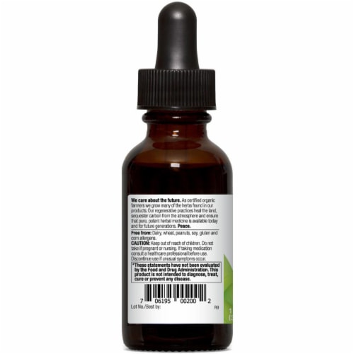 Oregon's Wild Harvest® Milk Thistle Dandelion Extract Perspective: top