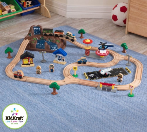 Kidkraft bucket top shop mountain train set