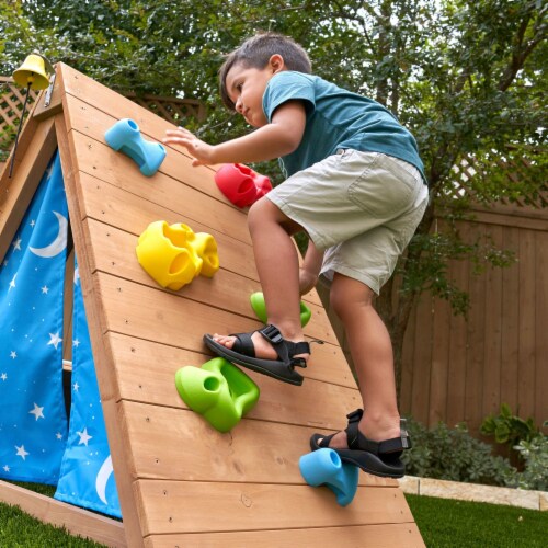 KidKraft® A-Frame Hideaway & Climber Perspective: top