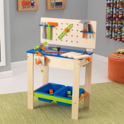 KidKraft Deluxe Workbench with Tools Perspective: top