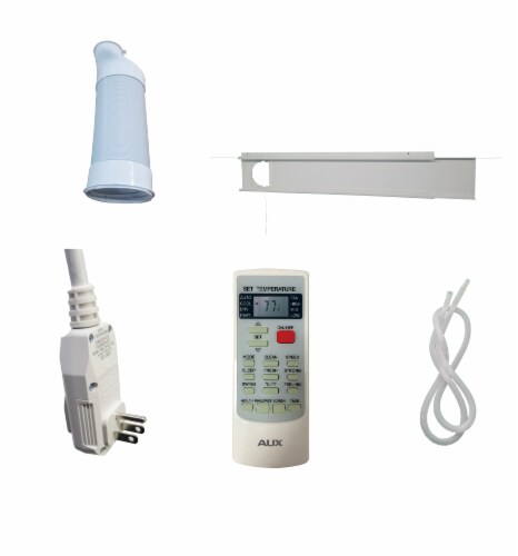 AUX Portable Remote Control Air Conditioner/Dehumidifier Perspective: top