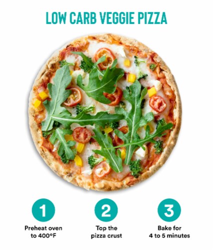 Atoria's Family Bakery Cauliflower & Coconut Personal Pizza Crusts 8-Packs of 4 (32) Perspective: top