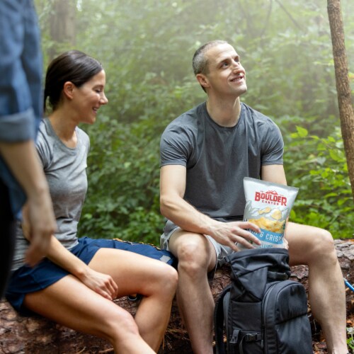 Boulder Canyon® Classic Sea Salt Thin & Crispy Potato Chips Perspective: top