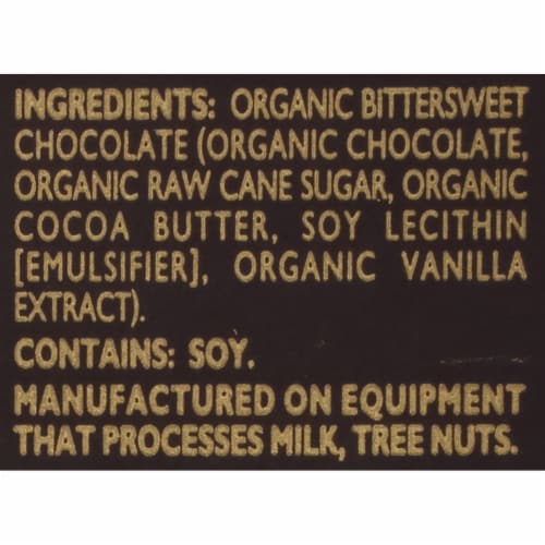 Green & Black's Organic 70% Cacao Dark Chocolate Bar Perspective: top