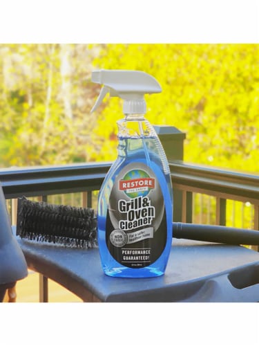 Restore Naturals Grill and Oven Cleaner, Degreaser for Kitchen and Grill, 22 fl. oz. Perspective: top