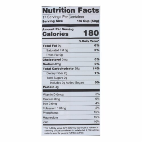 Lotus Foods Organic - Rice - Brown - Jasmine - Case of 6 - 30 oz Perspective: top