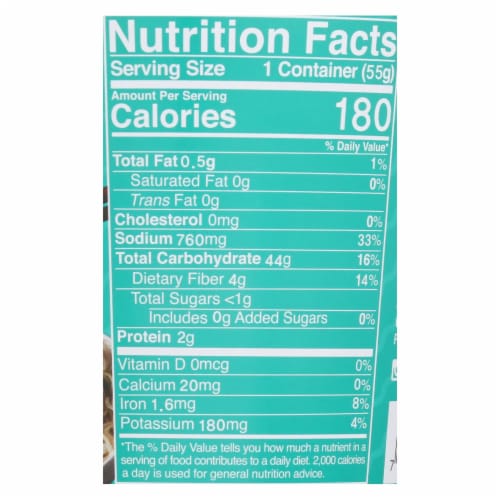 Lotus Foods Rice Ramen Noodle Soup Garlicky Veggie - 1.94 oz (55 g) Perspective: top