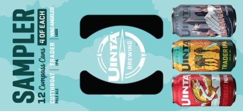 Uinta Brewing Co Sampler Variety Pack Perspective: top