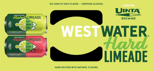 Uinta Westwater Cherry Limeade / Limeade Hard Seltzer Perspective: top