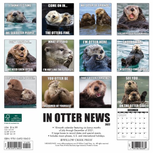In Otter News 2022 Wall Calendar, 1 Dillons Food Stores