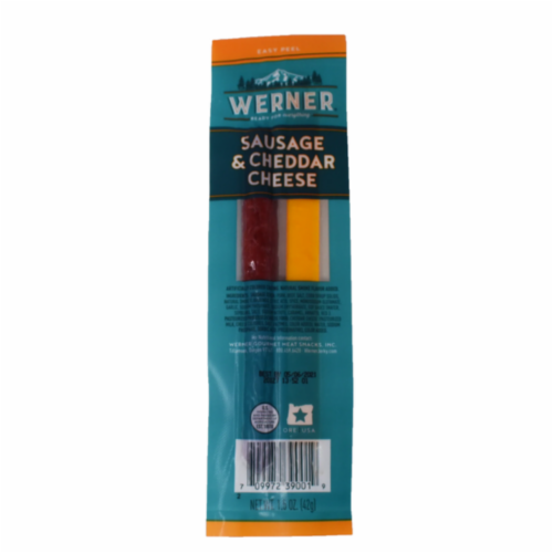 Werner Sausage & Cheese Sticks - Pack of 12 Perspective: top