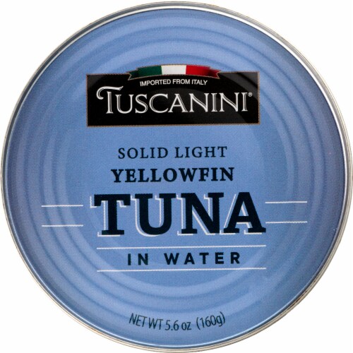 Tuscanini® Solid Light Yellowfin Tuna in Water Perspective: top