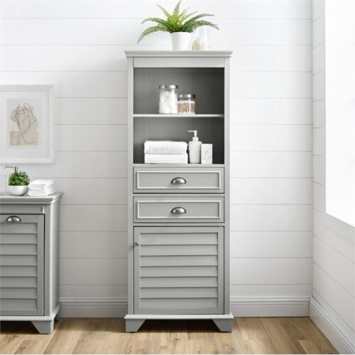 Crosley Tall Linen Storage Cabinet