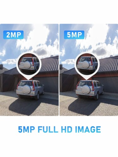 JideTech HD 1592x1944P 5MP IP66 Waterproof Outdoor POE IP Security Bullet Camera Perspective: top