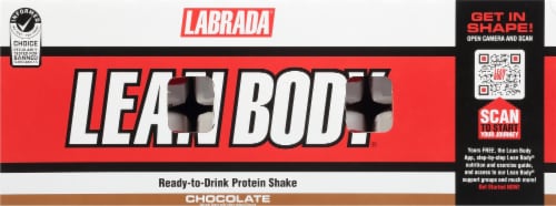 Labrada® Lean Body Ready-to-Drink Chocolate Protein Shake Perspective: top