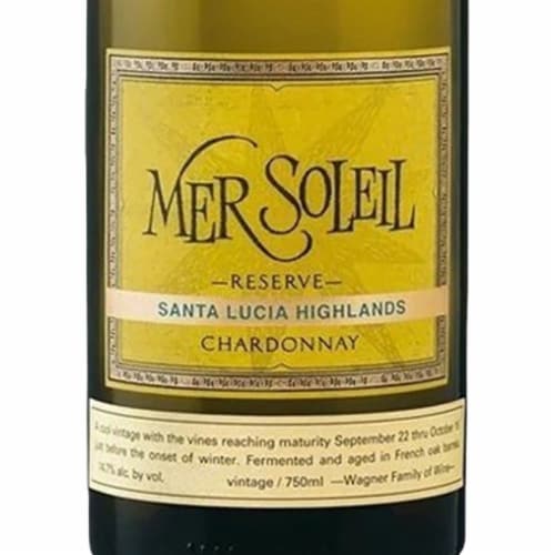 Mer Soleil Reserve Chardonnay California White Wine Perspective: top