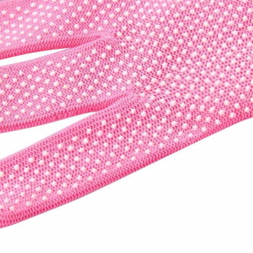 Women's Polyester Work Gloves, Garden Gloves (3 Colors, 6 Pairs) Perspective: top