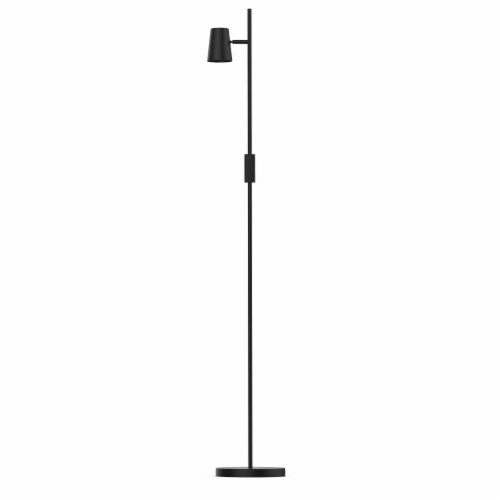 LED 15  Adjustable Desk Lamp and LED 59.5  Floor Lamp in Black Perspective: top