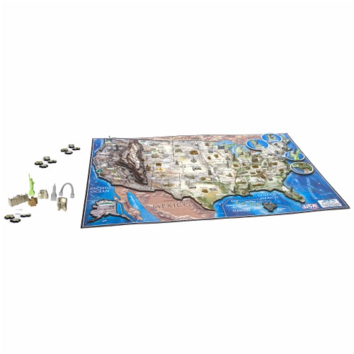 4D Cityscape USA History Over Time Puzzle Perspective: top