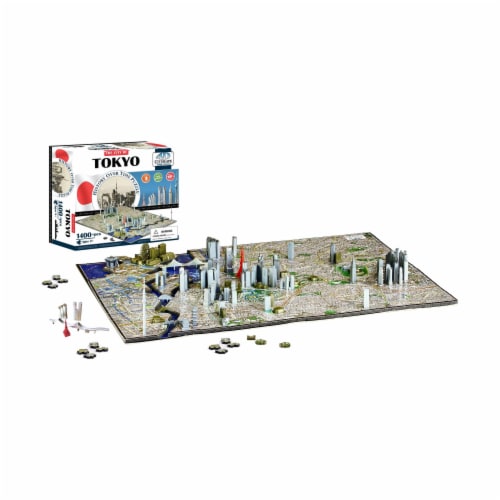 4D Cityscape Tokyo Japan Time Puzzle Perspective: top